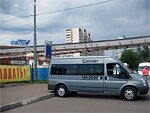 Бесплатный автобус Genser в пункт аренды автомобилей АрендаАвто-снс на ул.Добролюбова