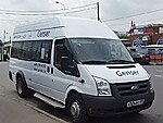 Бесплатный автобус Genser в пункт аренды автомобилей АрендаАвто-снс на Новорязанском шоссе